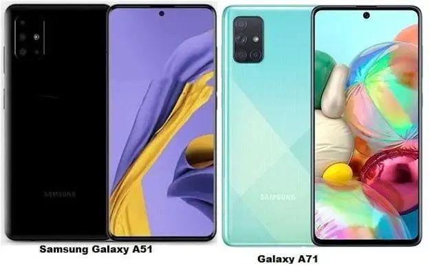 Samsung Galaxy A51 si Galaxy A71