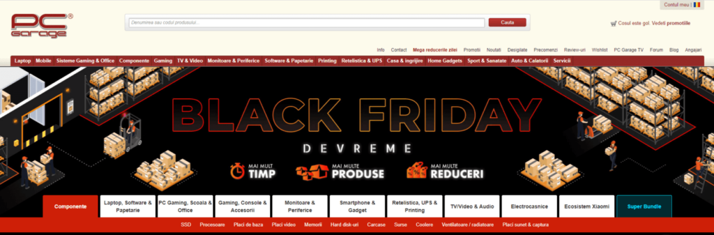 Reduceri Black Friday PCGarage