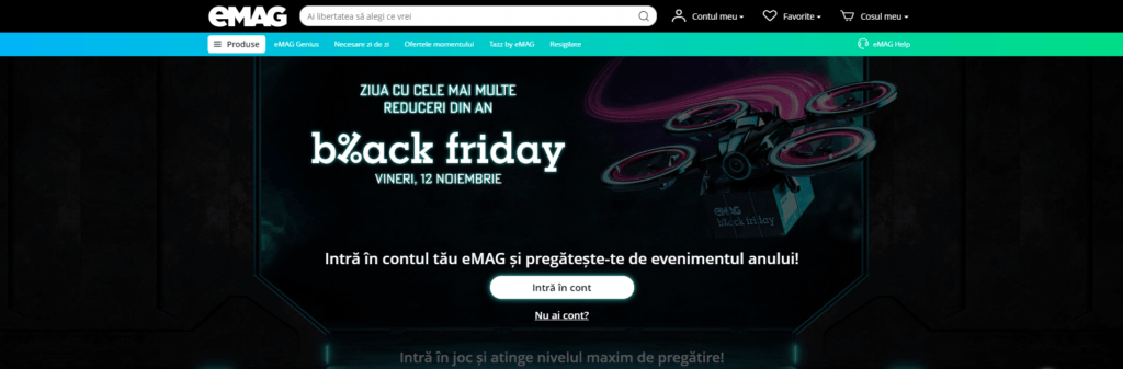 Reduceri Black Friday eMAG