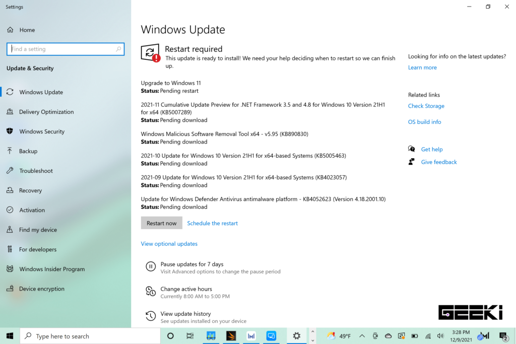 Windows 11 upgrade