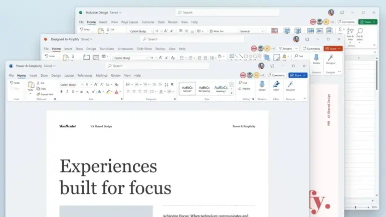 Designul pentru Microsoft Office a fost reînnoit