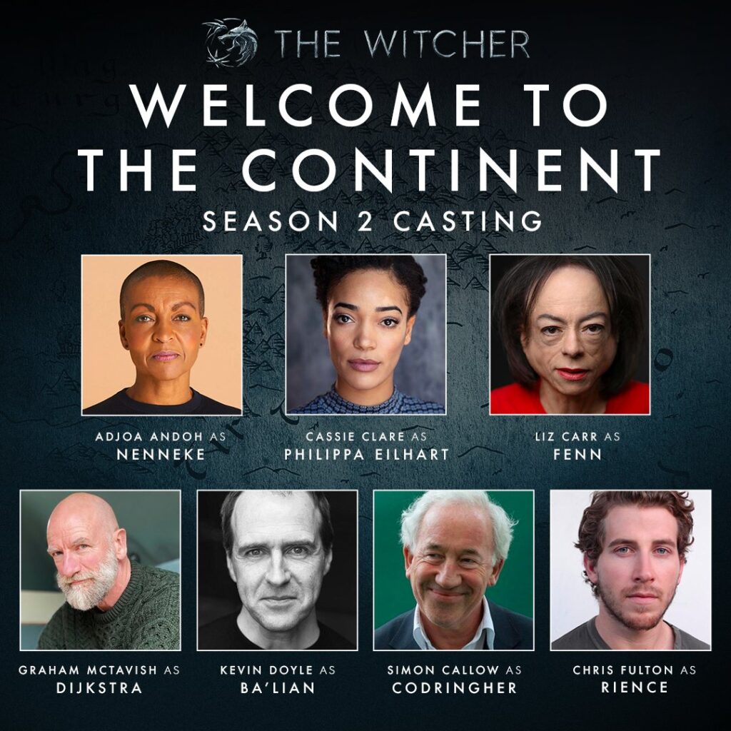 The Witcher sezonul 2 casting