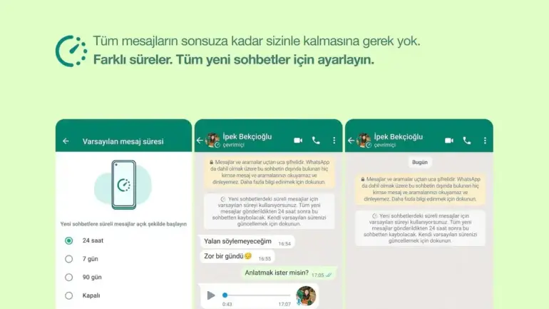 WhatsApp oferă mai mult control pentru mesajele temporizate