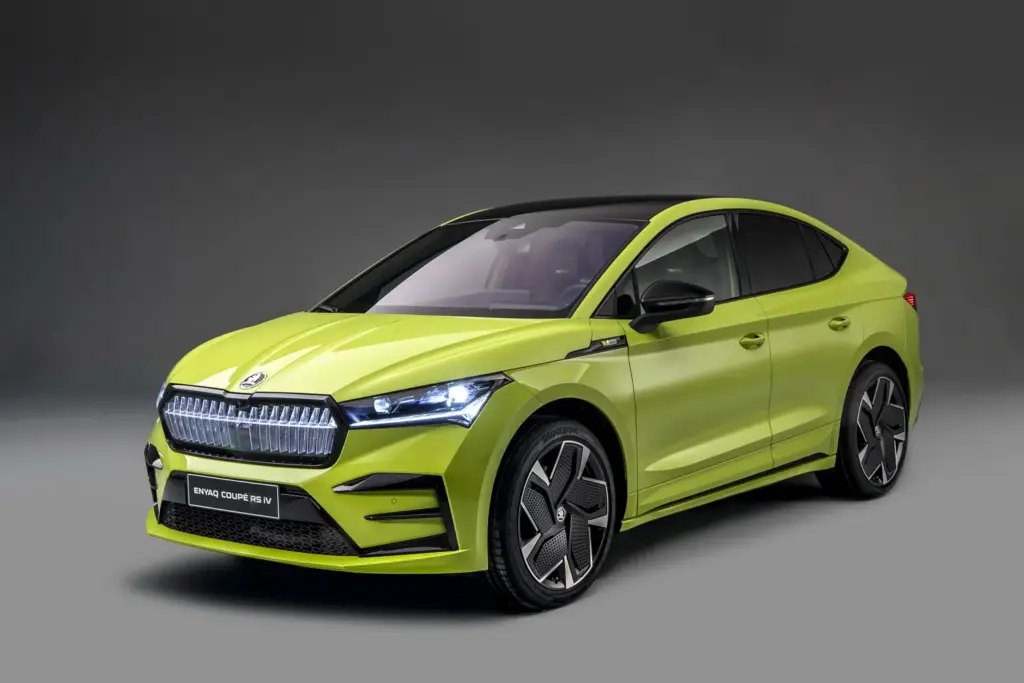 Skoda Enyaq Coupe iV electrică a fost prezentată cu versiunea RS de 295 CP