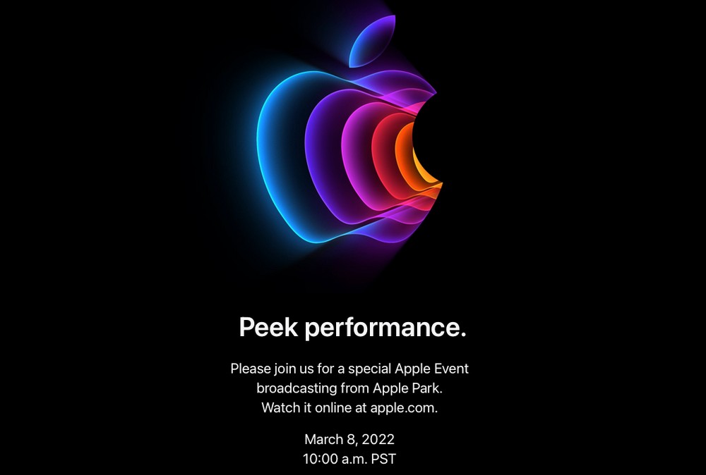 Apple, evenimentul „Peek performance” din 8 martie