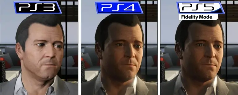 GTA 5: vezi comparația grafică dintre PS3, PS4 și PS5