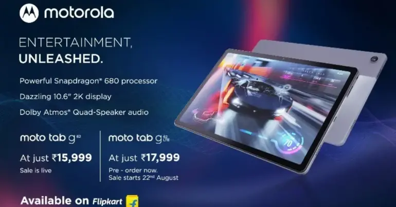 Motorola Moto Tab G62