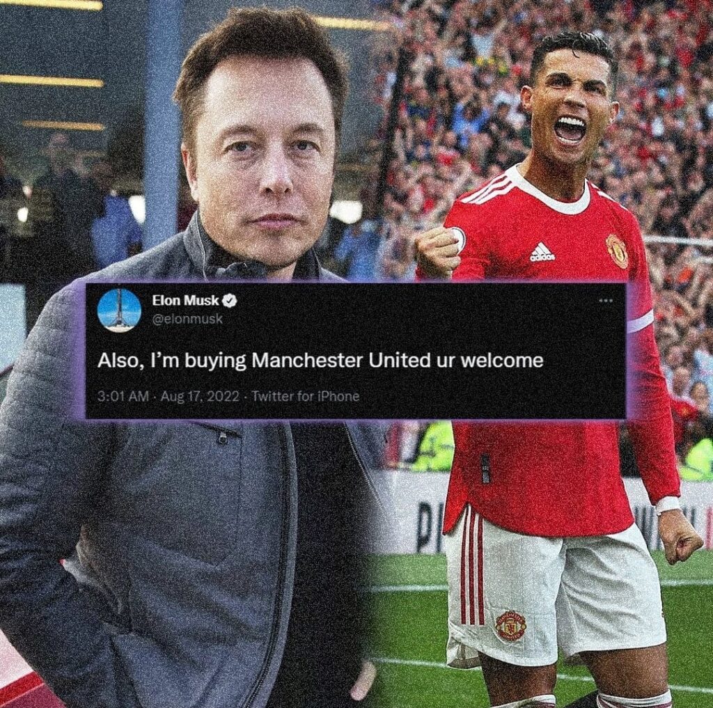 Nu, Elon Musk nu cumpără Manchester United, a fost o altă glumă