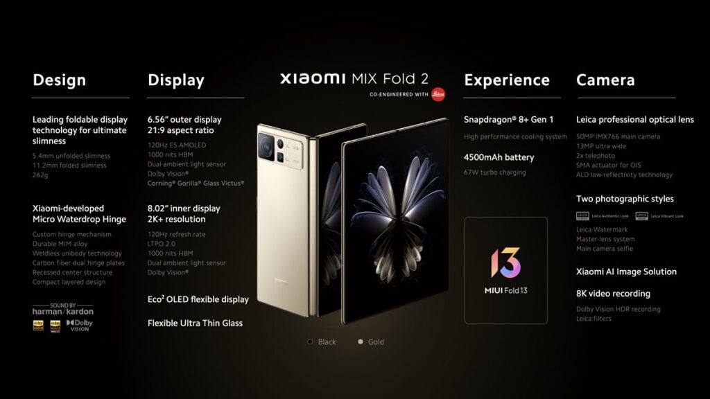 Xiaomi lansează MIX Fold 2