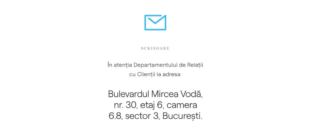 Corespondența este o modalitate preferată de multe persoane care doresc să ia legătura cu Enel în scris