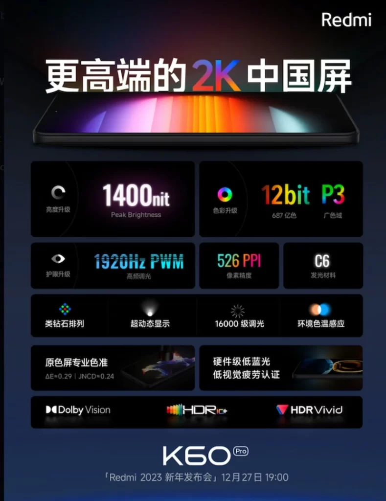 Xiaomi Redmi K60 Pro