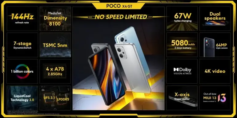 POCO X4 GT jpg webp