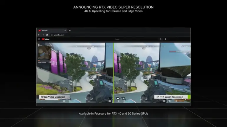 RTX Video Super Resolution