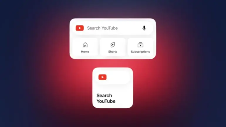 YouTube lanseaza widget uri pe Android pentru navigare mai rapida si cautare mai eficienta jpeg webp