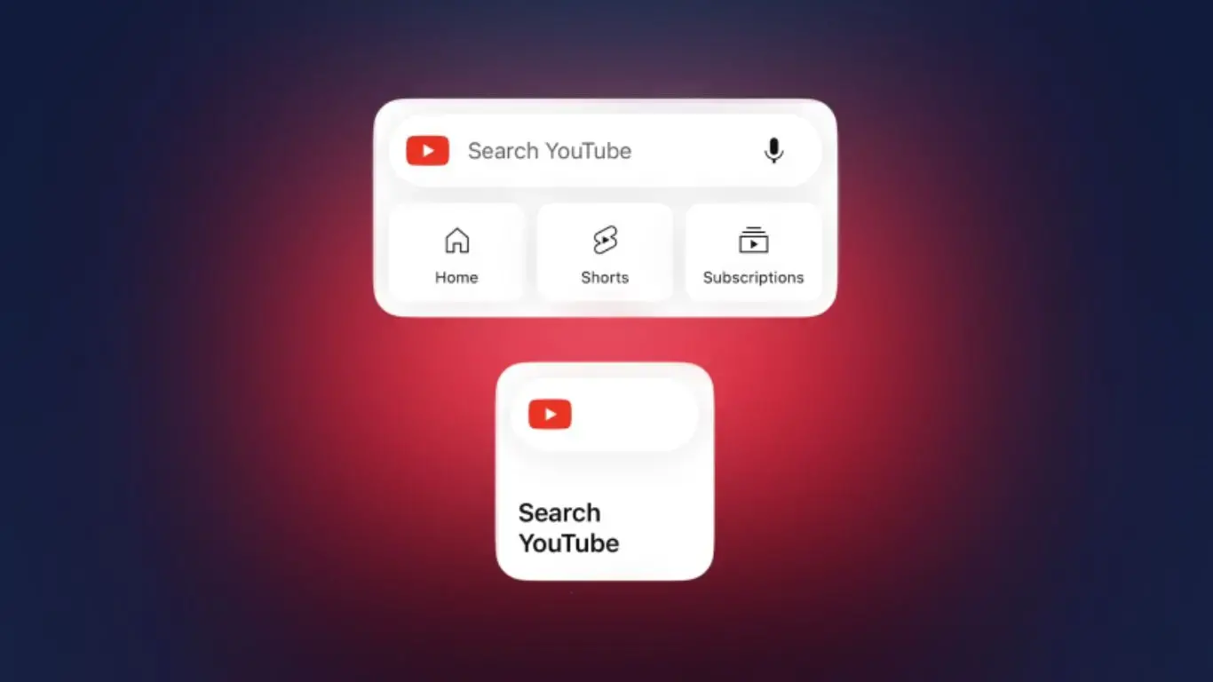 YouTube lanseaza widget uri pe Android pentru navigare mai rapida si cautare mai eficienta jpeg webp