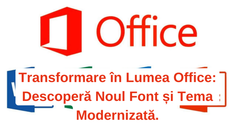 Microsoft Office Introduce O Nou Temă și un nou Font: Detalii