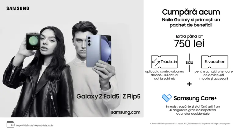 Samsung Galaxy Z Flip5 și Galaxy Z Fold5