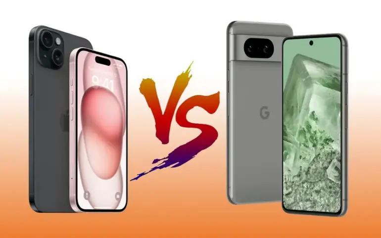 iPhone 15 vs Pixel 8