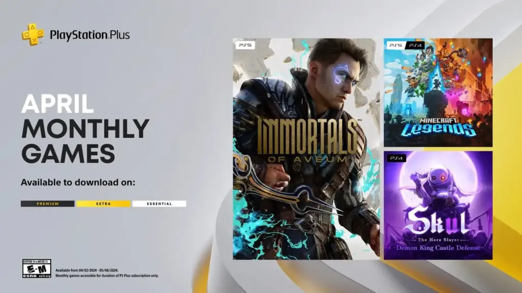 Jocurile gratuite PlayStation Plus pentru luna aprilie 2024